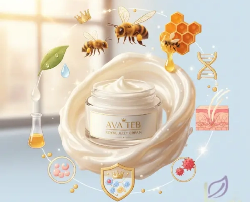 آشنایی با ژل رویال در کرم آواطب